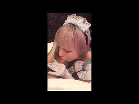 ❤️ Japonè idol [mayuka], kostim sèvant franse, pati 1, pip ak jerk off ak losyon Porno nan nou ❌